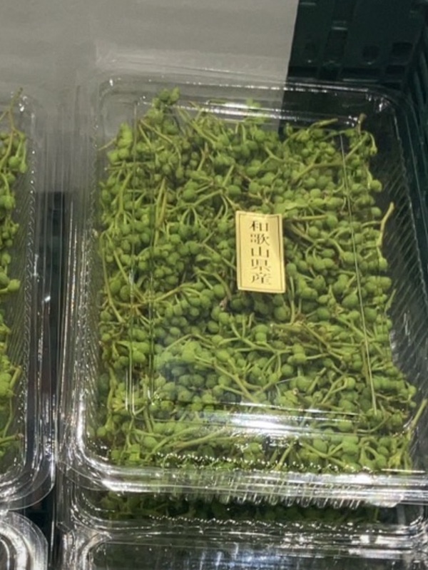実山椒を入荷いたしました