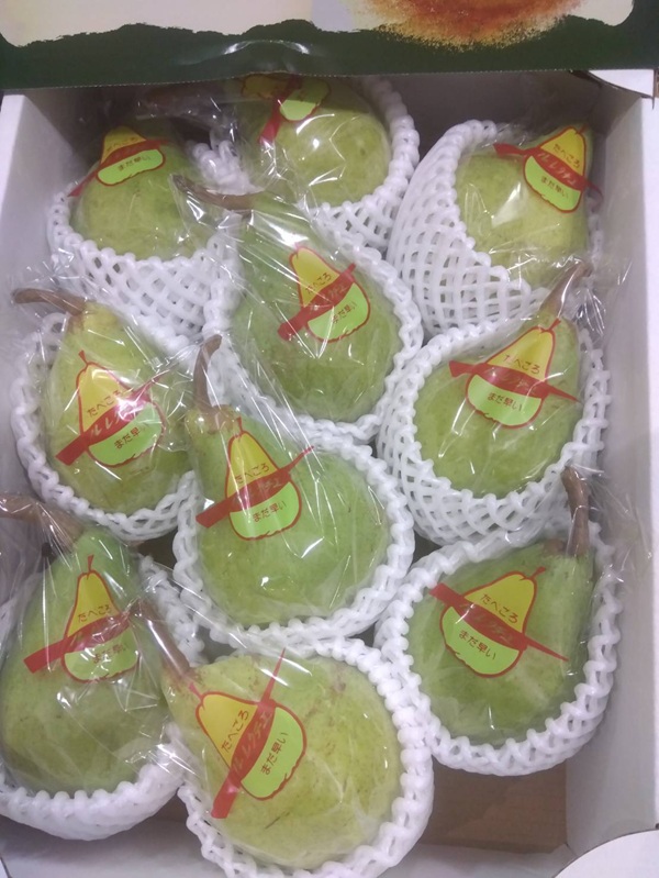 ルレクチェ初荷です！